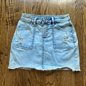 Girls Justice denim skirt size 12
